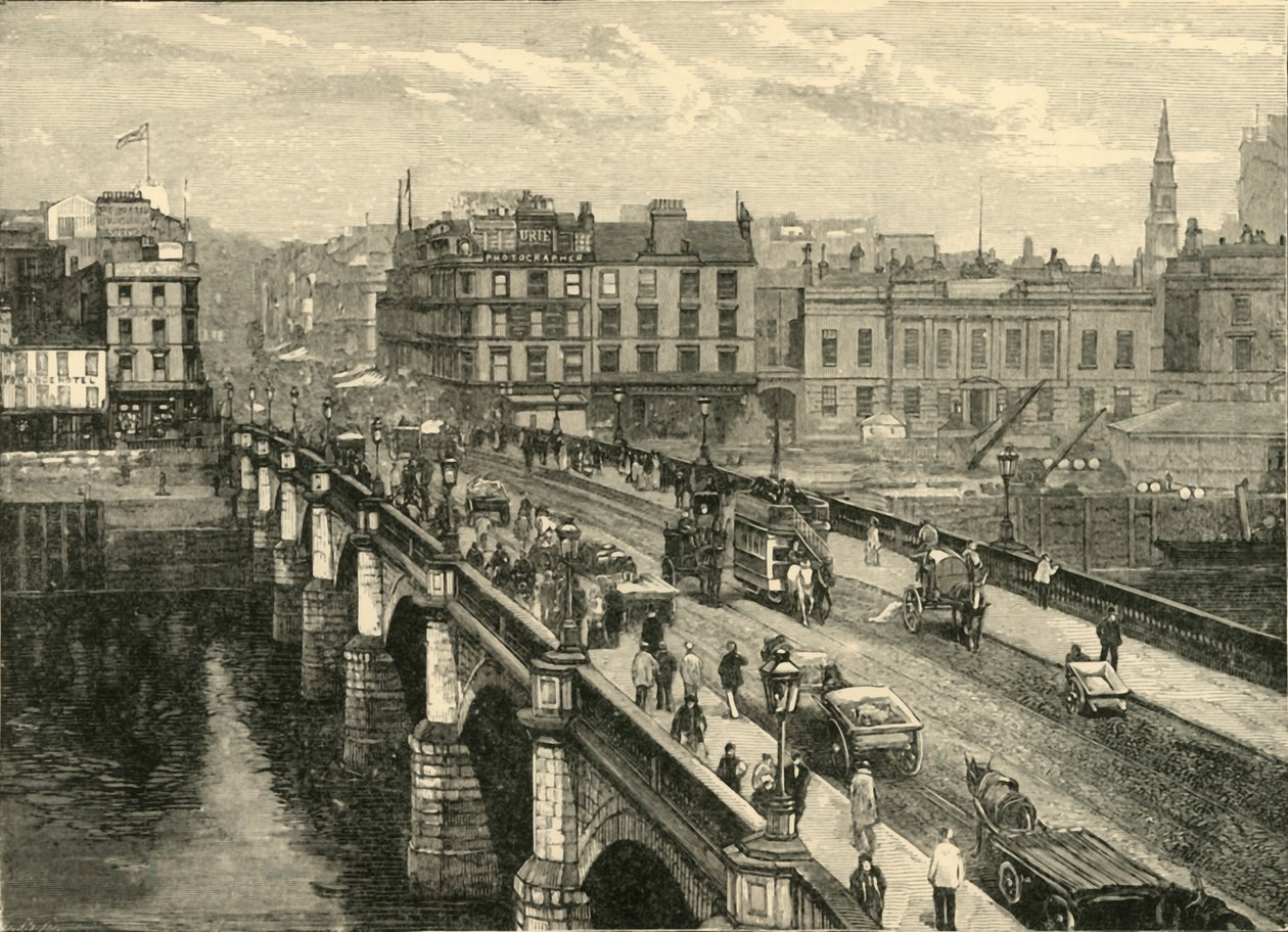 Le pont Broomielaw, Glasgow - Unbekannt