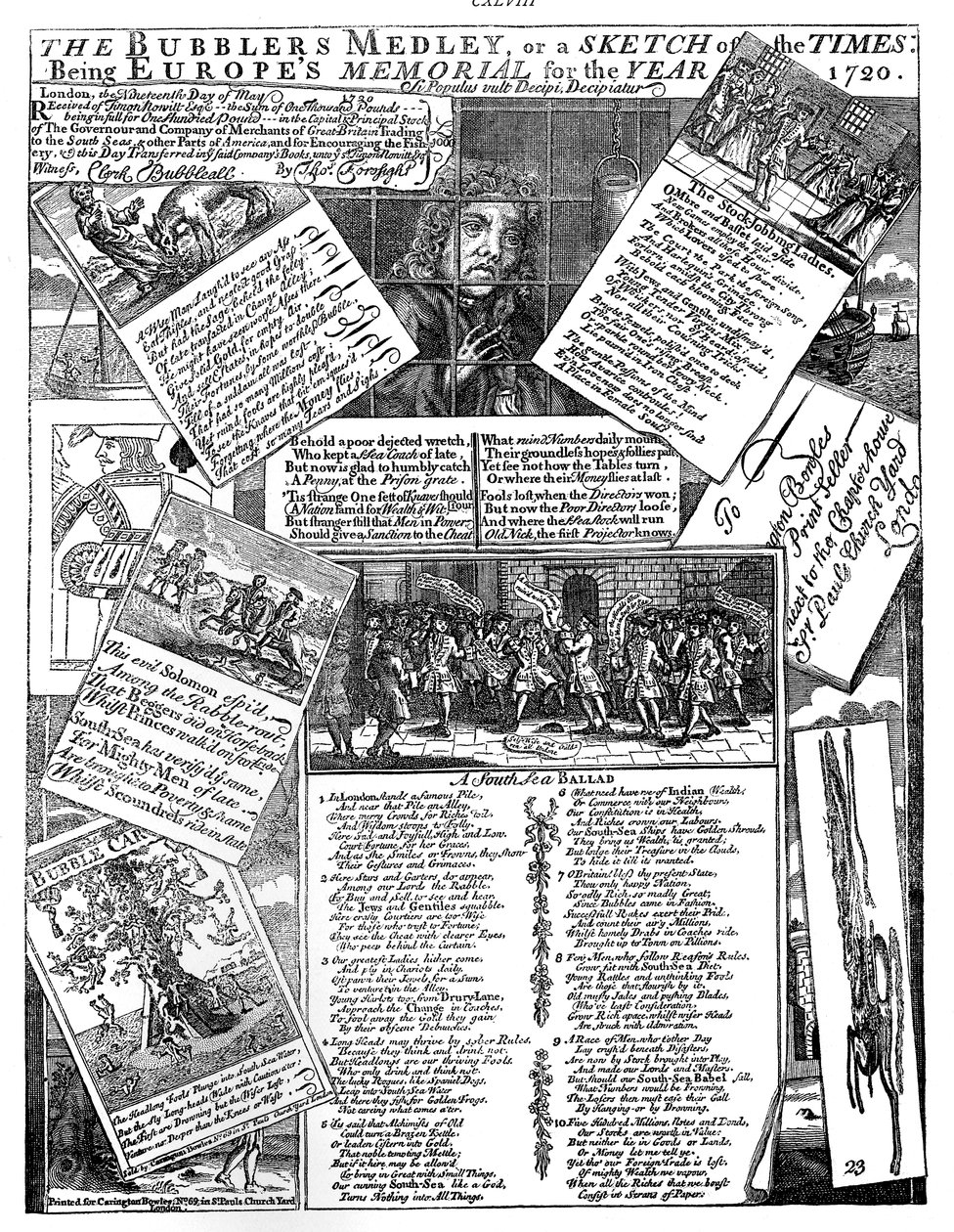 Le Méli-mélo des spéculateurs, ou une esquisse des temps, 1720 - Unbekannt