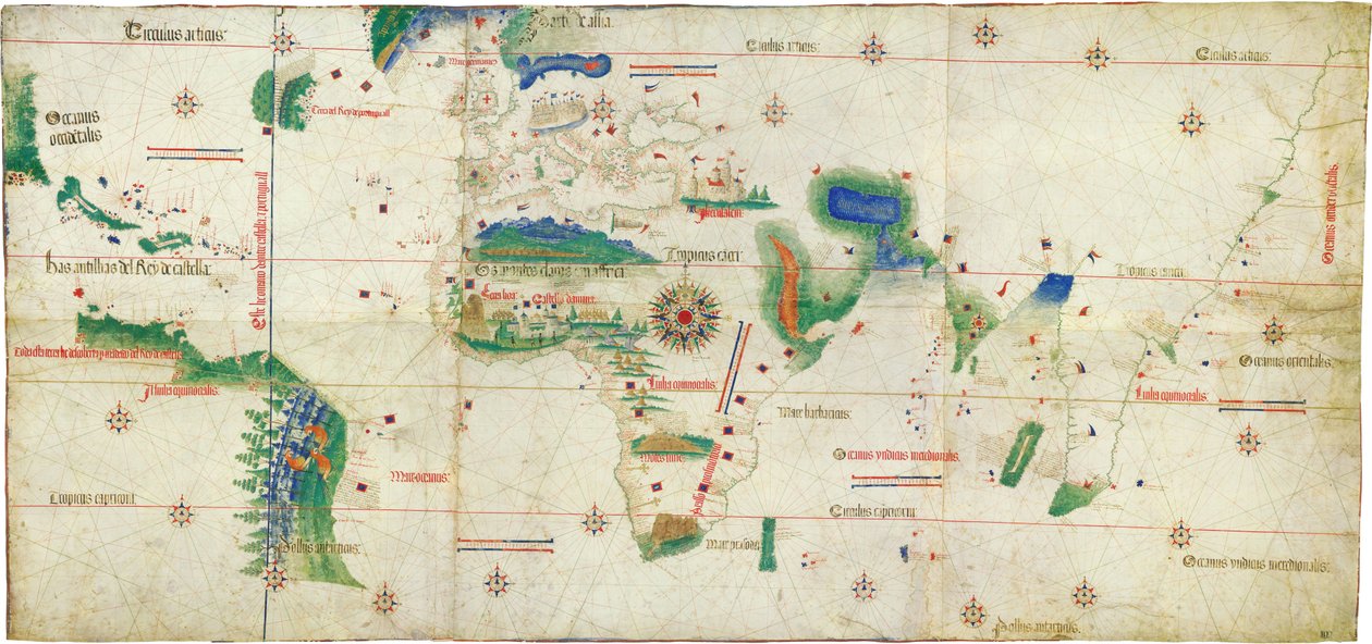 Le planisphère de Cantino, 1502 - Unbekannt