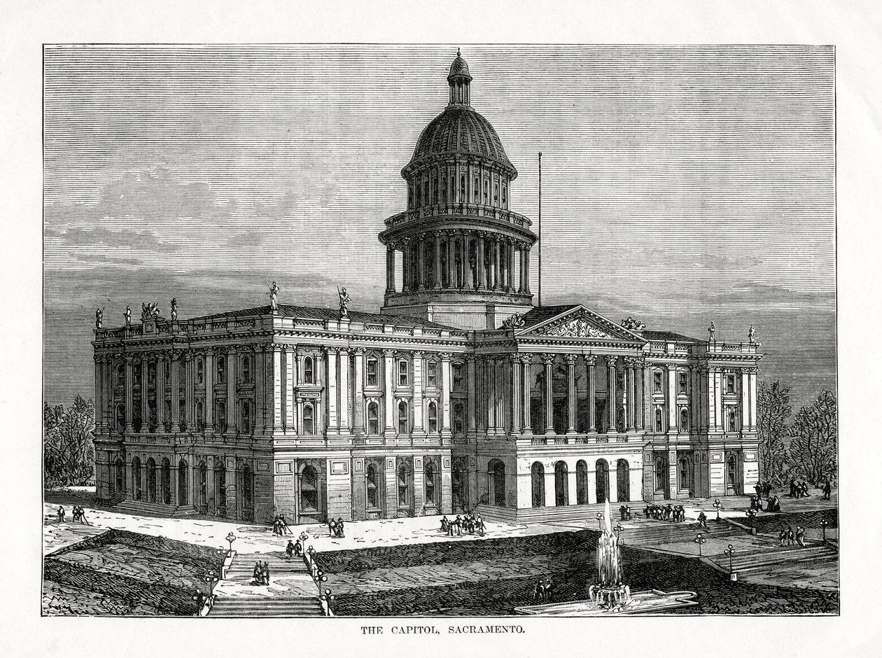 Le Capitole, Sacramento, Californie, États-Unis, 1877 - Unbekannt