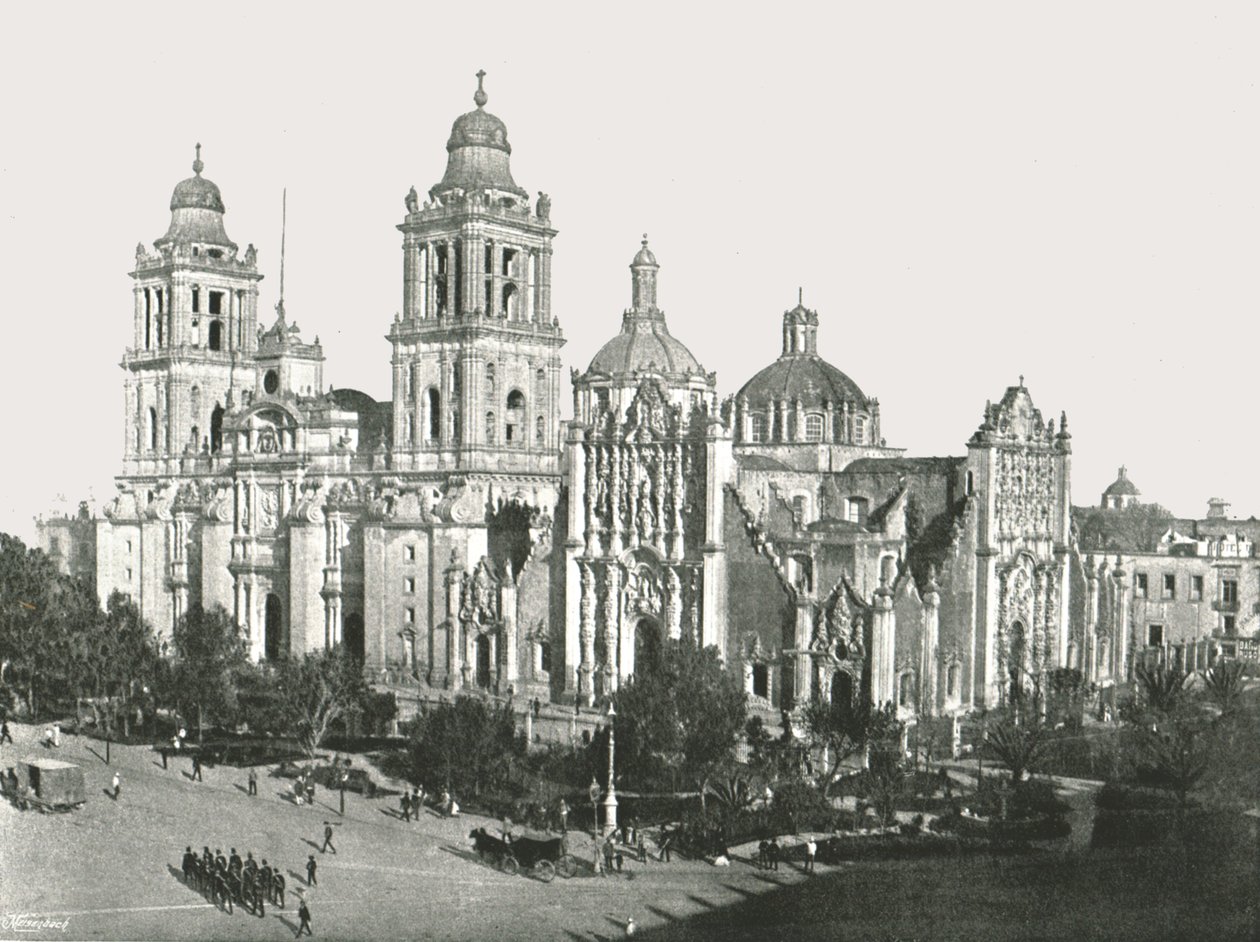La Cathédrale, Mexico, Mexique, 1895 - Unbekannt