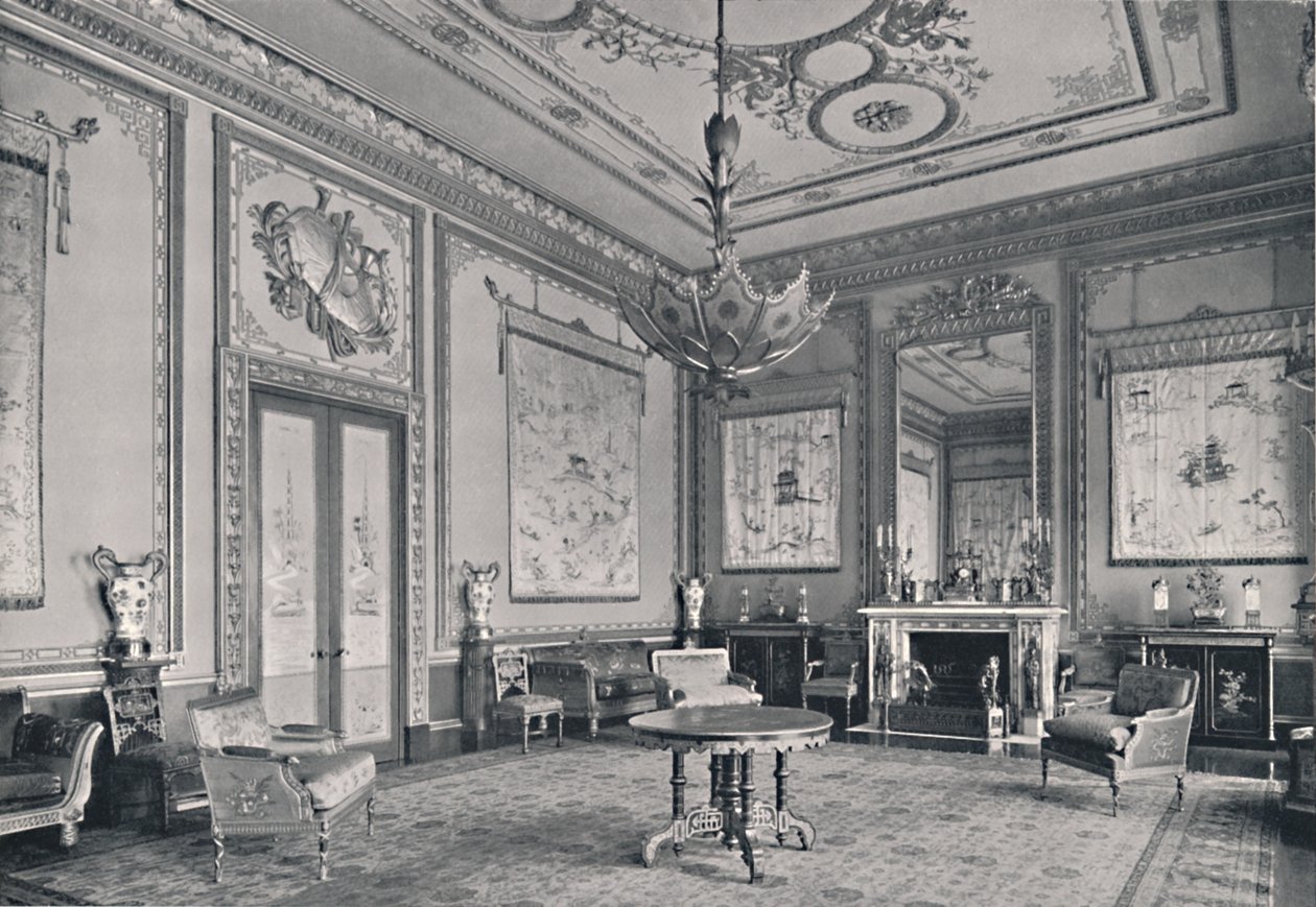 La salle centrale, palais de Buckingham, coin nord-ouest, 1939 - Unbekannt