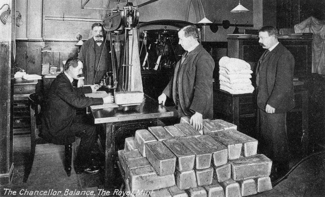 La balance du chancelier, la Monnaie royale, Tower Hill, Londres, début du 20e siècle - Unbekannt