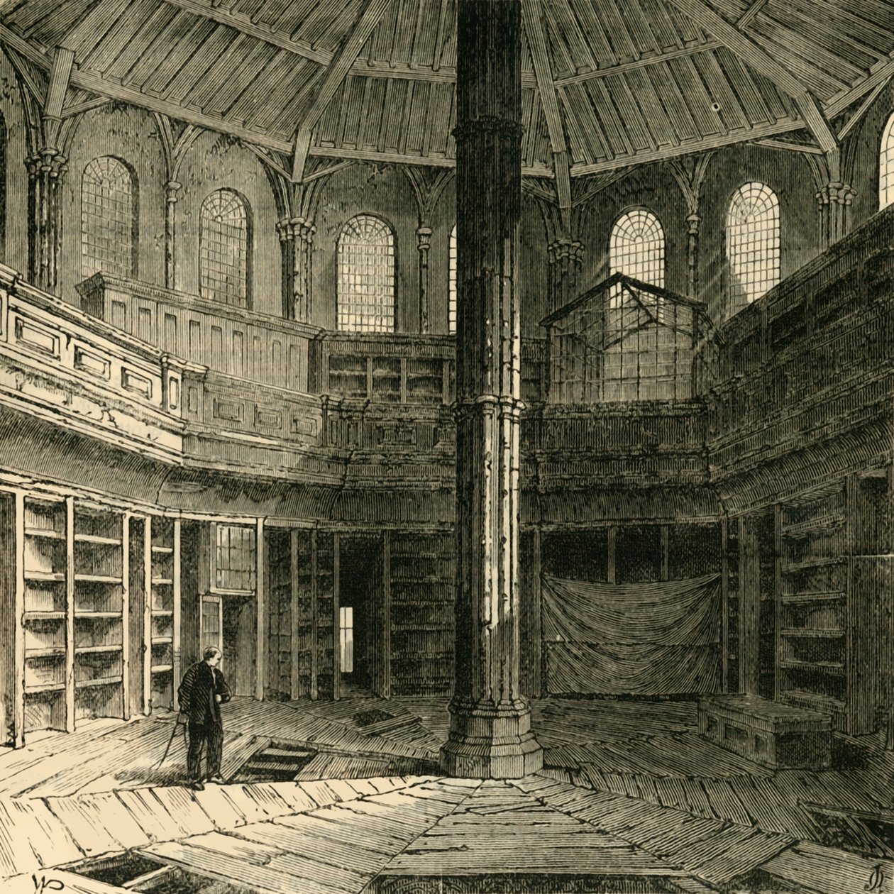 La Salle Capitulaire avant sa restauration, 1881 - Unbekannt