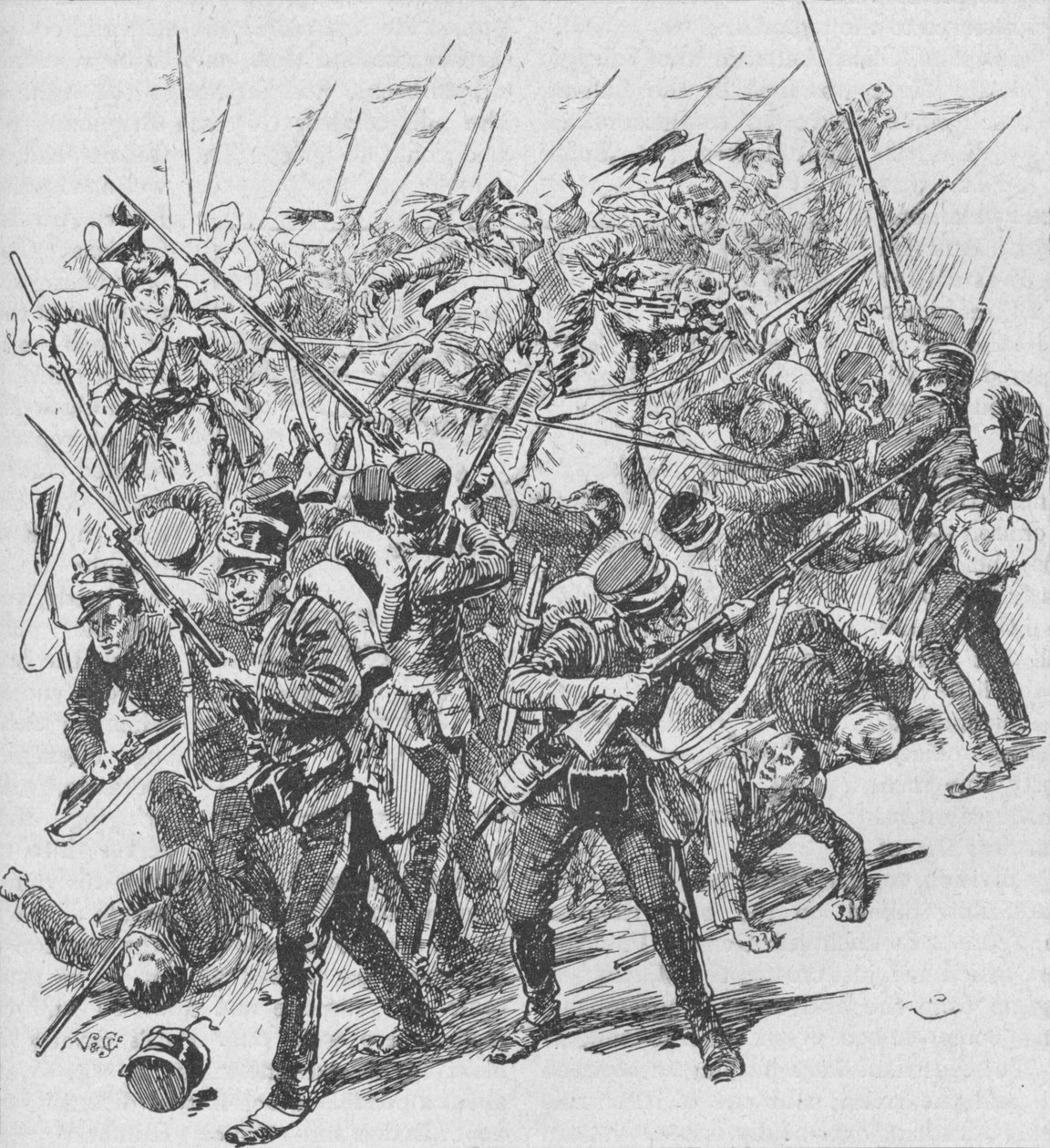 La Charge des lanciers autrichiens, 1902 - Unbekannt