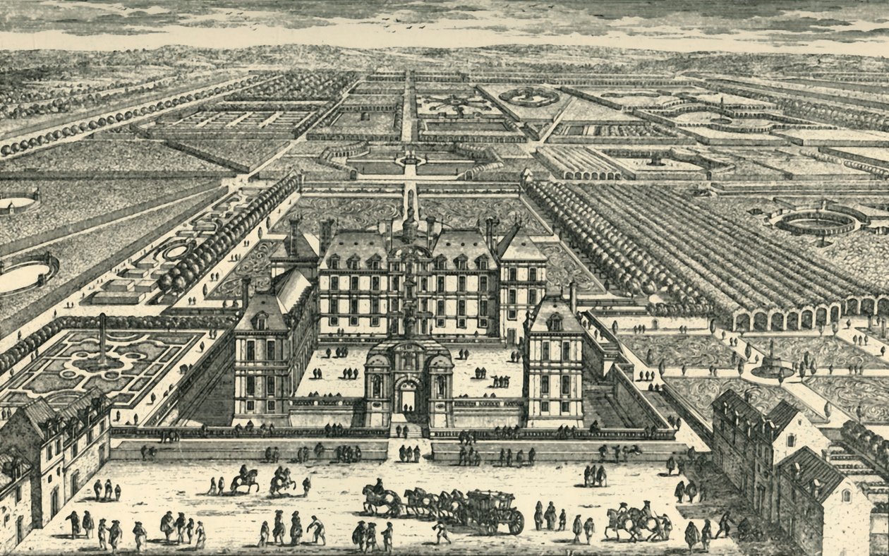 Le Château de la Rochefoucauld, Liancourt, Oise, nord de la France, vers 1675, 1903 - Unbekannt