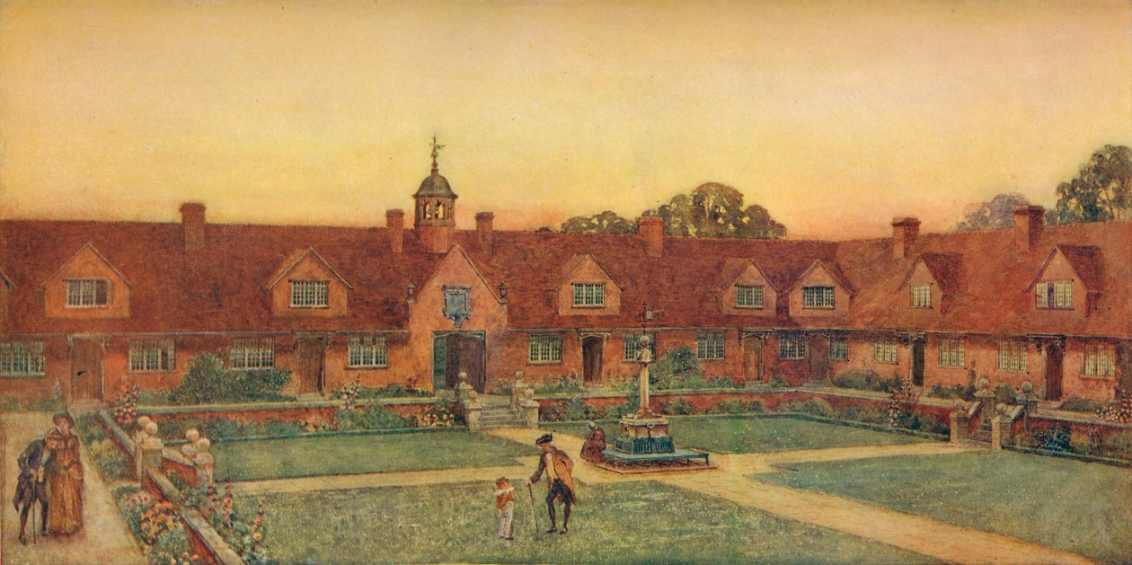 Les maisons de cottage Churchill, Somerset. Silcock et Reay, architectes, 1907 - Unbekannt