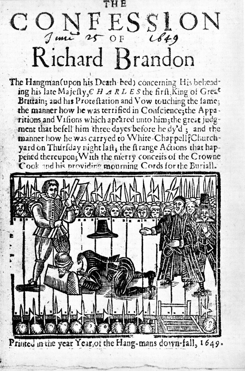 La Confession de Richard Brandon, 1649 - Unbekannt