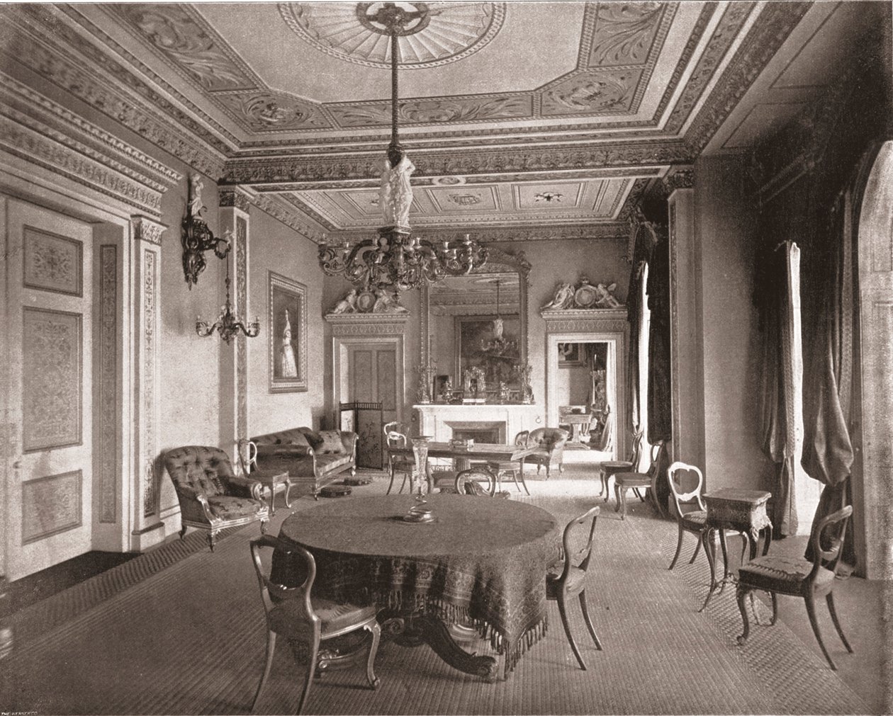 La salle du conseil, Osborne House, East Cowes, île de Wight, 1894 - Unbekannt