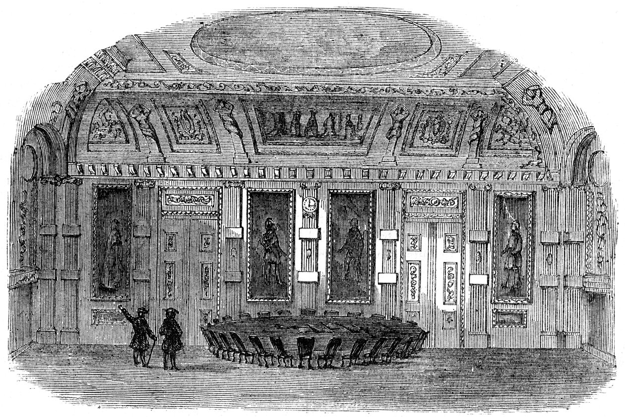 La salle du conseil à La Haye, Pays-Bas, 19e siècle - Unbekannt