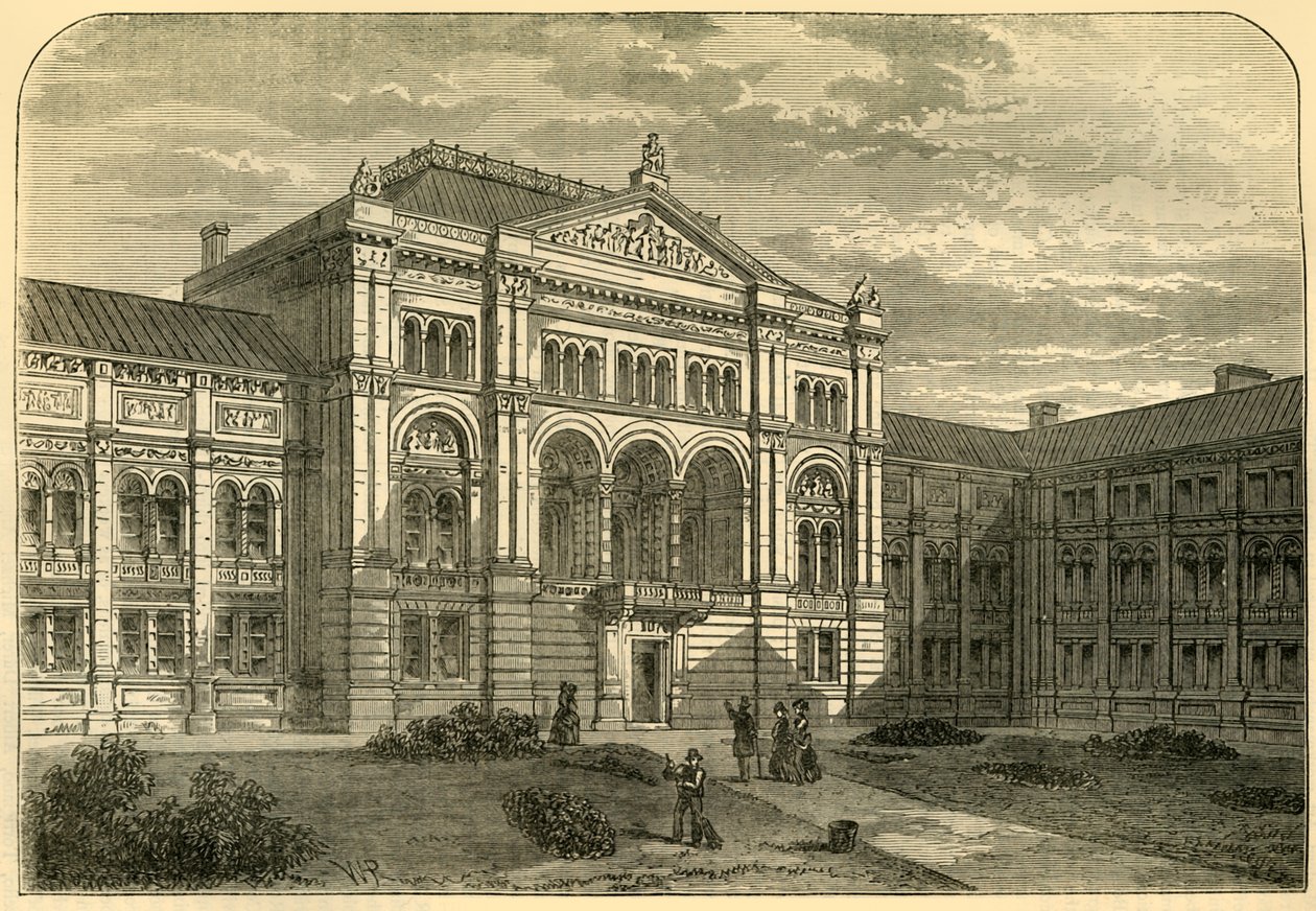 La cour de la gare de South Kensington, vers 1876 - Unbekannt