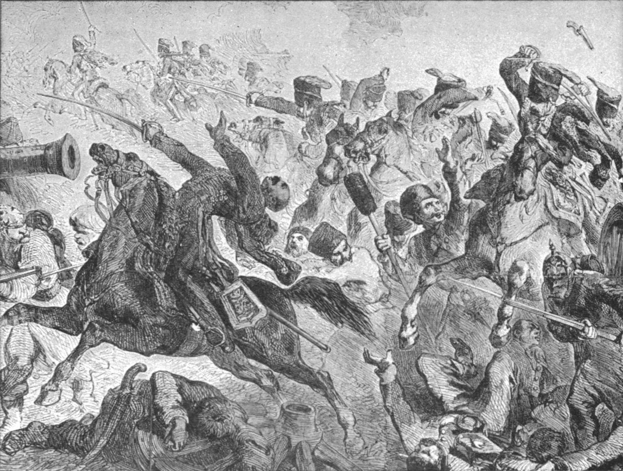 La Guerre de Crimée, 1854-56 : La Bataille de Balaclava : La Charge de la Brigade Légère, 1854, 1901 - Unbekannt