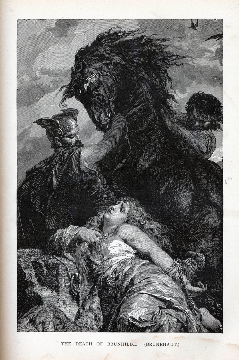 La mort de Brunehaut, 1882 - Unbekannt