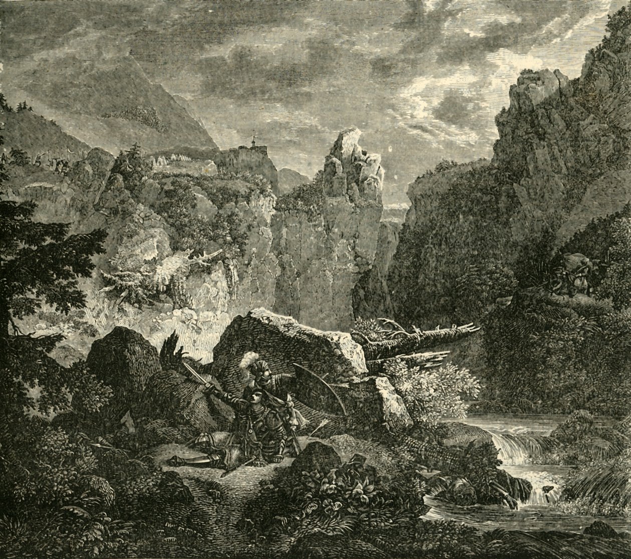 La Mort de Roland à Roncevaux - Unbekannt