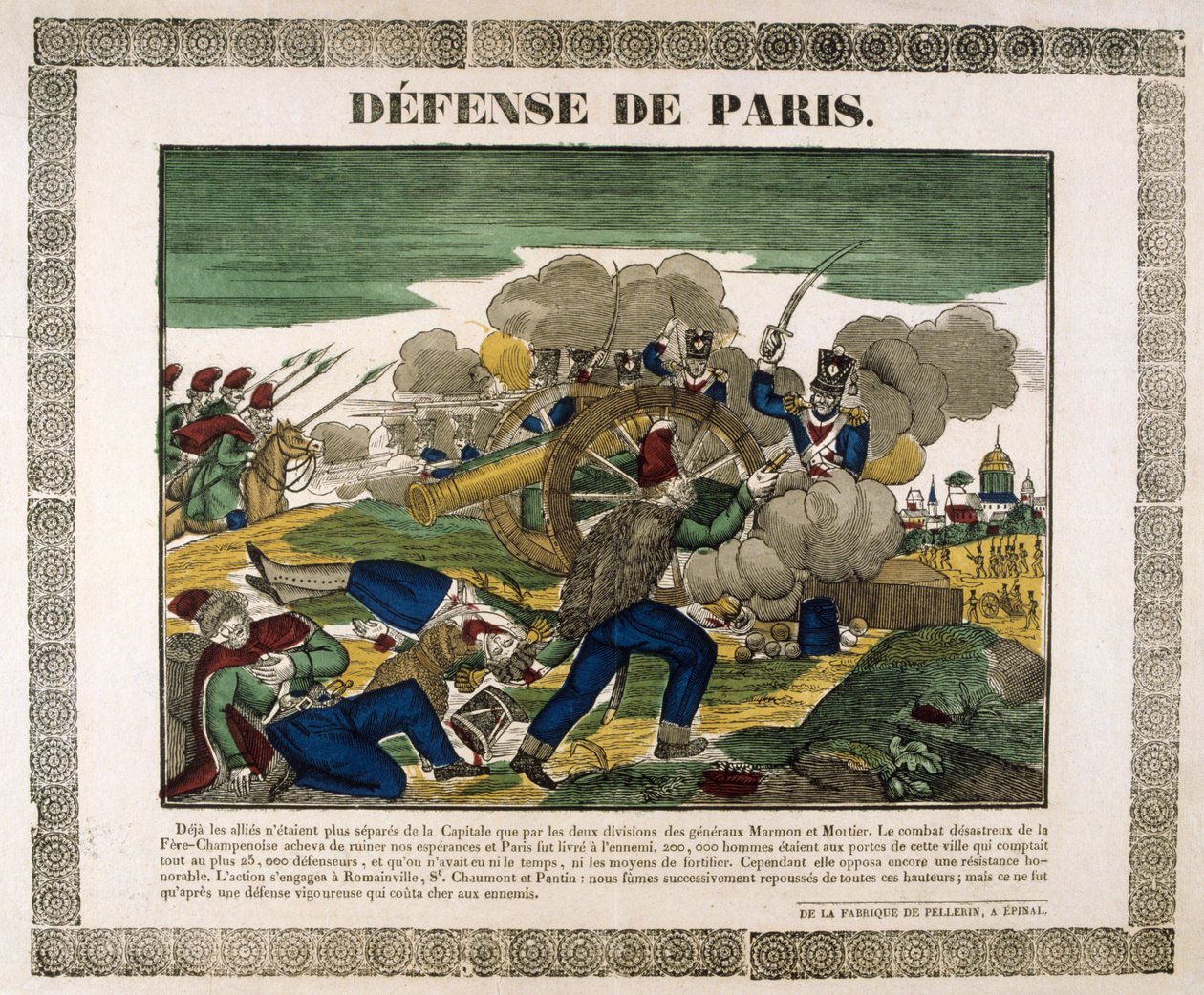 La Défense de Paris, 1814, 19e siècle - Unbekannt