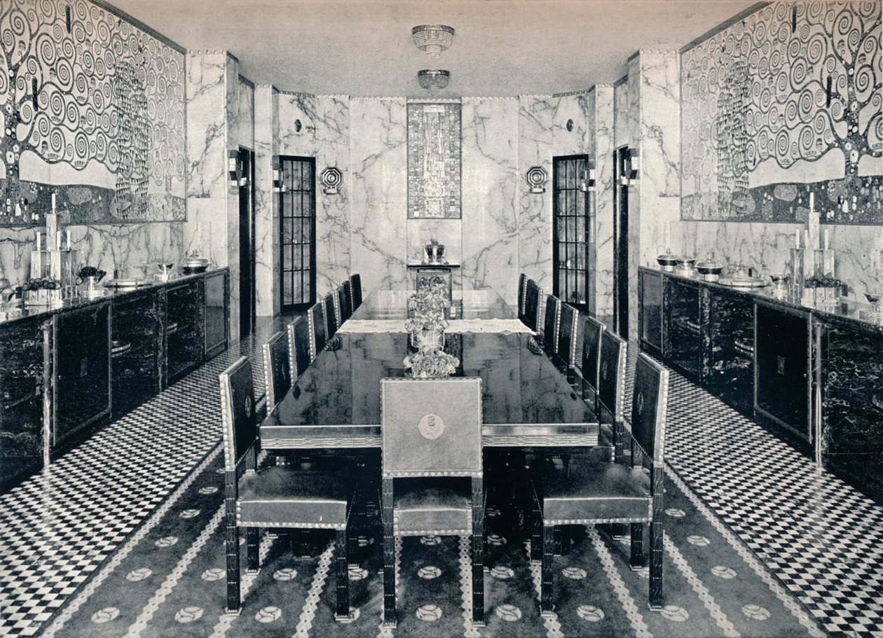 La salle à manger du palais Stoclet, Bruxelles, Belgique, vers 1914 - Unbekannt