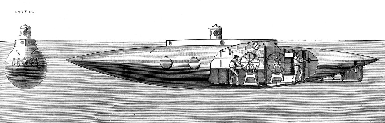 Le sous-marin Nautilus, 1887 - Unbekannt