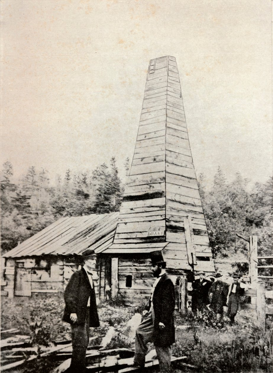 Le puits Drake, Pennsylvanie, Amérique, 1859 - Unbekannt