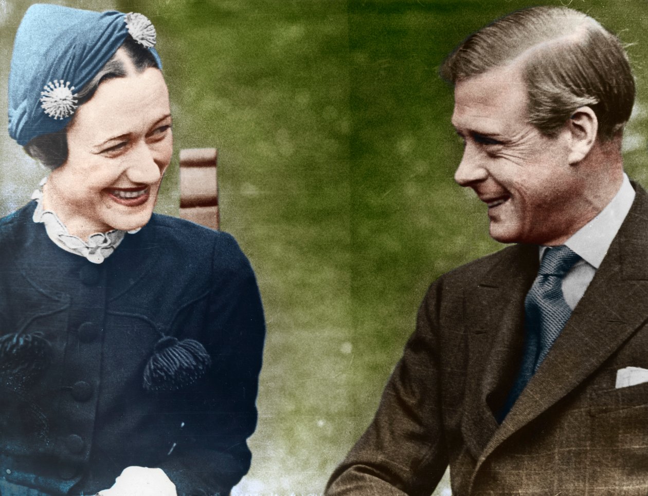 Le duc et la duchesse de Windsor Mme Simpson au Château de Candé, France - Unbekannt