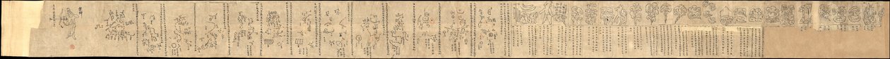 Carte stellaire de Dunhuang, vers 700 - Unbekannt