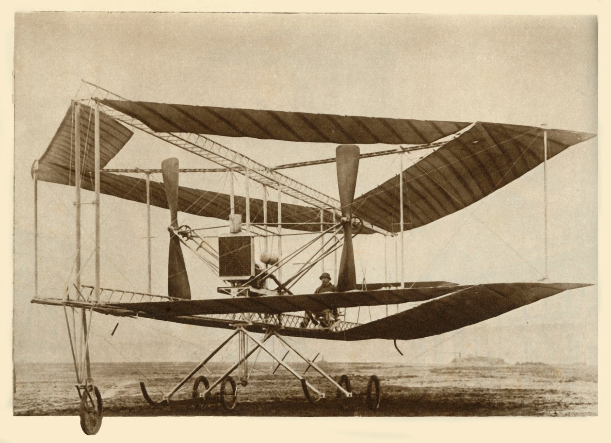 Le biplan rhomboïdal Edwards, vers 1911, 1935 - Unbekannt