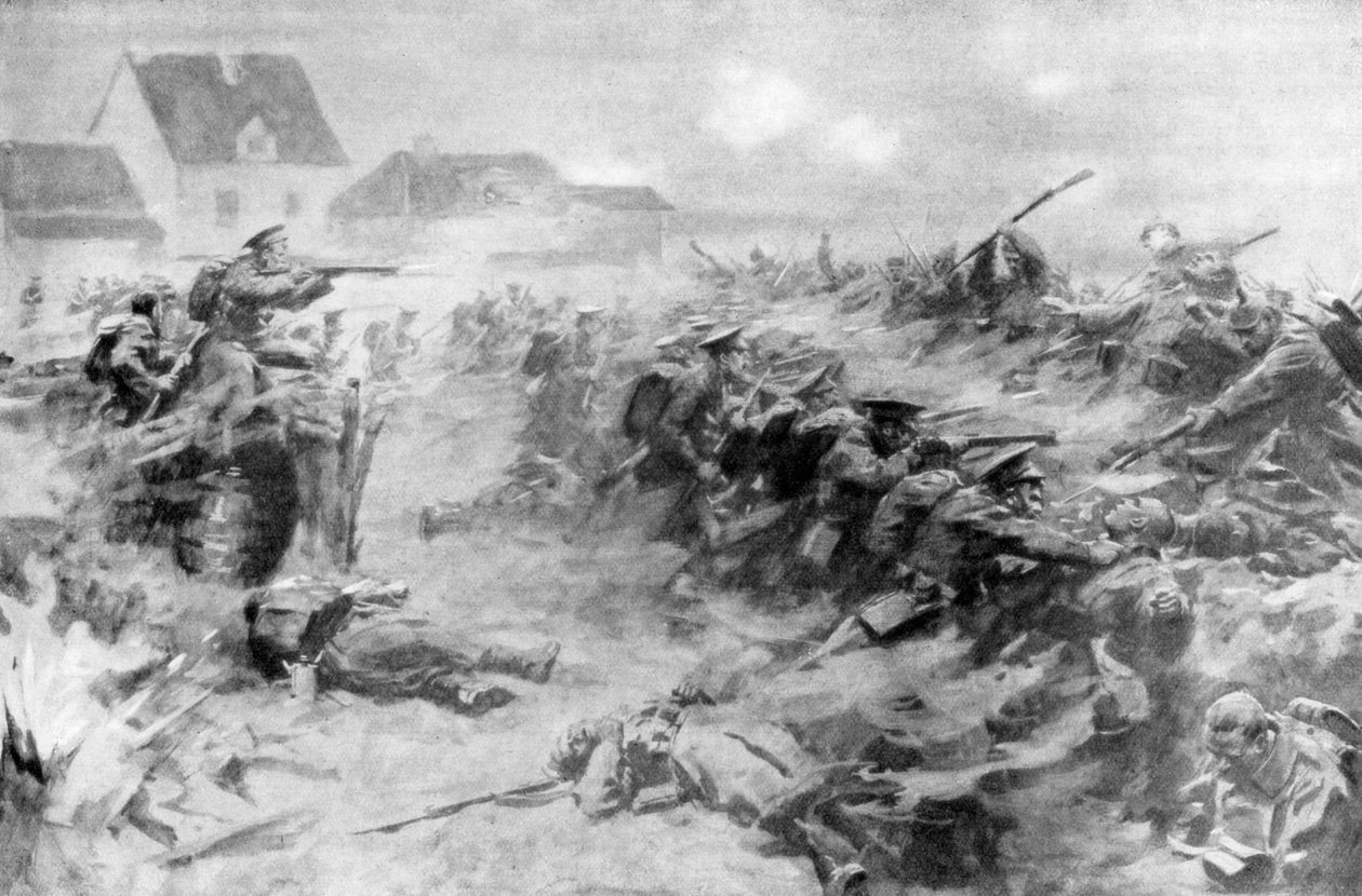 Les Anglais repoussent les Allemands au front d