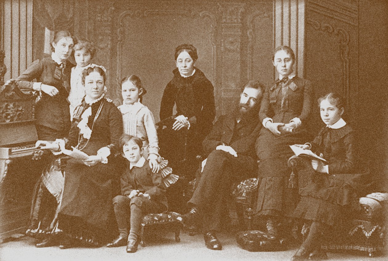 La famille du collectionneur, mécène et fondateur de la galerie Pavel Tretyakov - Unbekannt