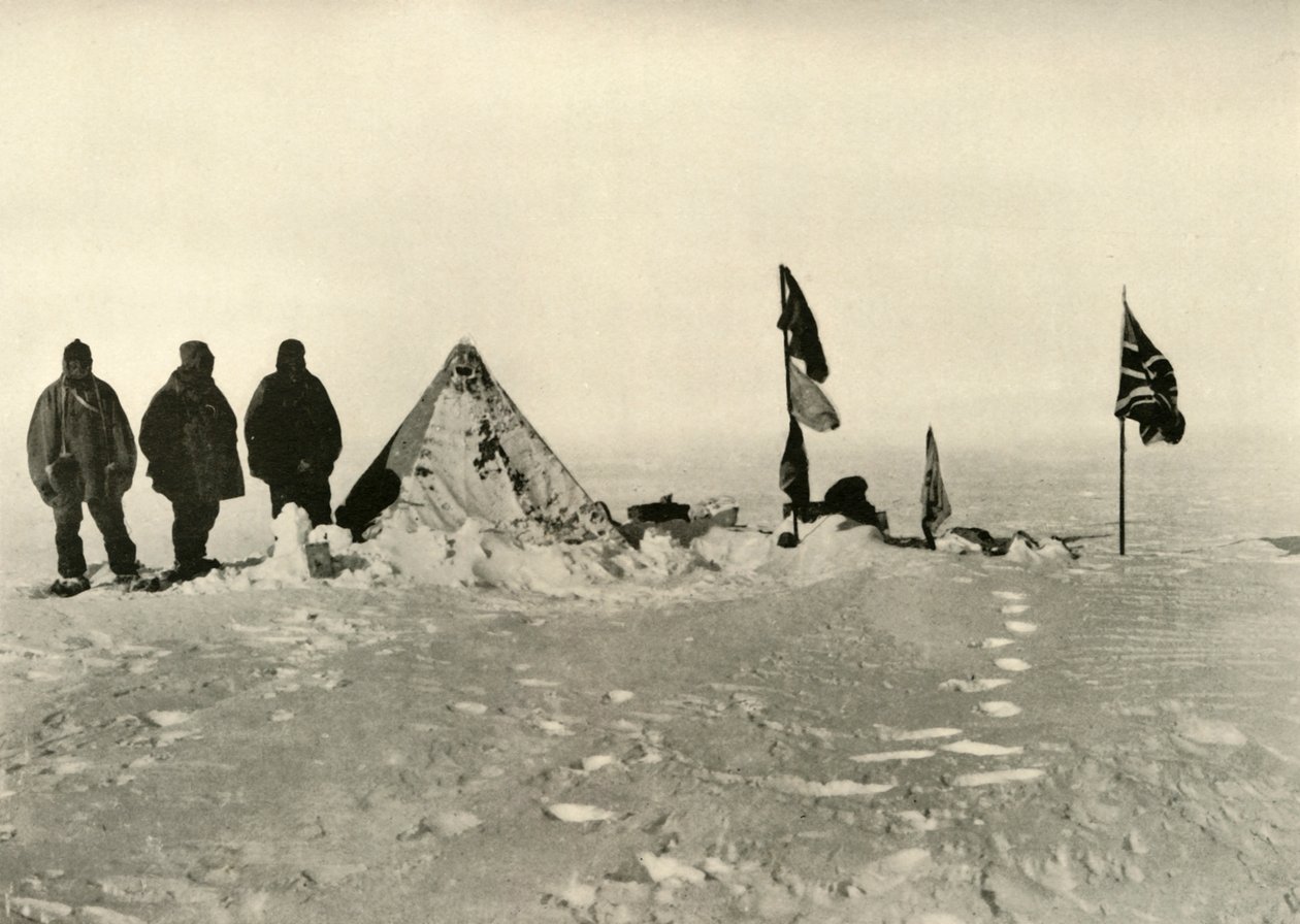 Le camp le plus au sud après une tempête de neige de soixante heures, février 1909 - Unbekannt