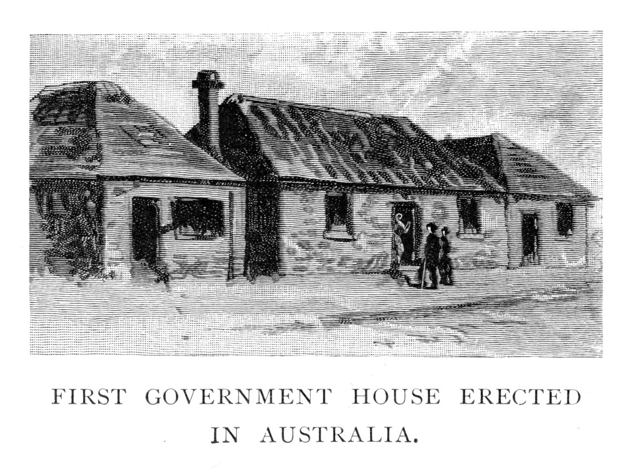 La première maison du gouvernement, Sydney, Australie, 1886 - Unbekannt