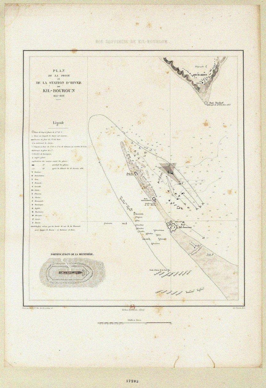 Les batteries flottantes au siège de Kinburn 1855-1856, 1856 - Unbekannt
