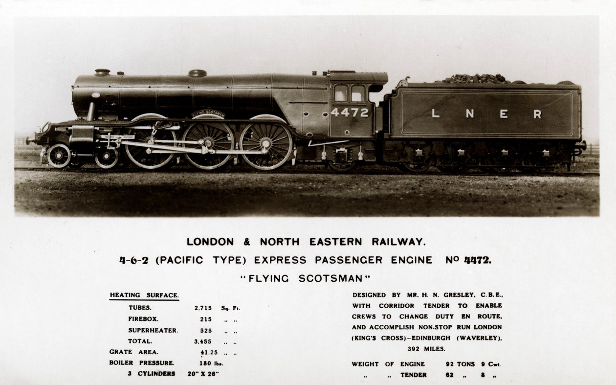 La locomotive à vapeur Flying Scotsman - Unbekannt