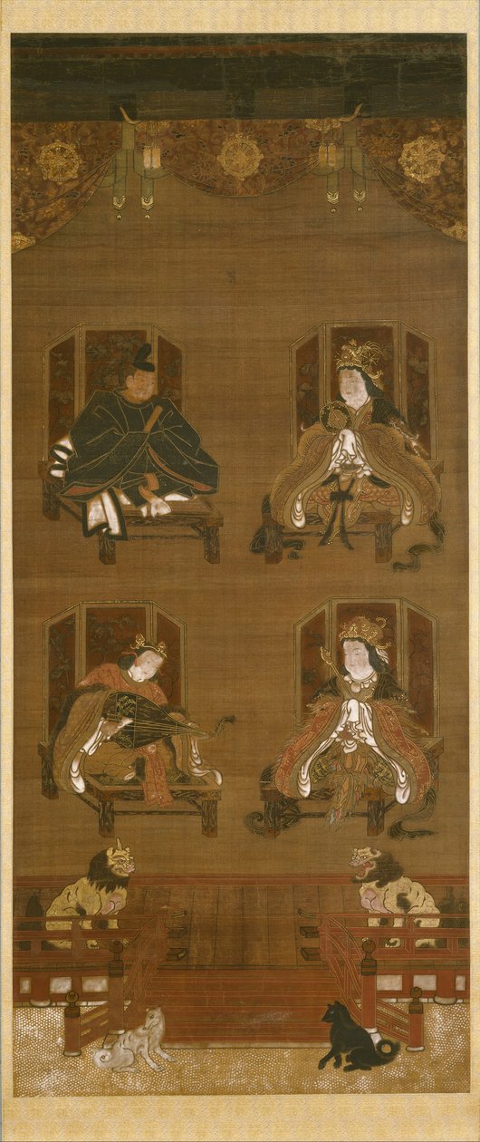 Les quatre divinités du complexe du temple de Koyasan - Unbekannt