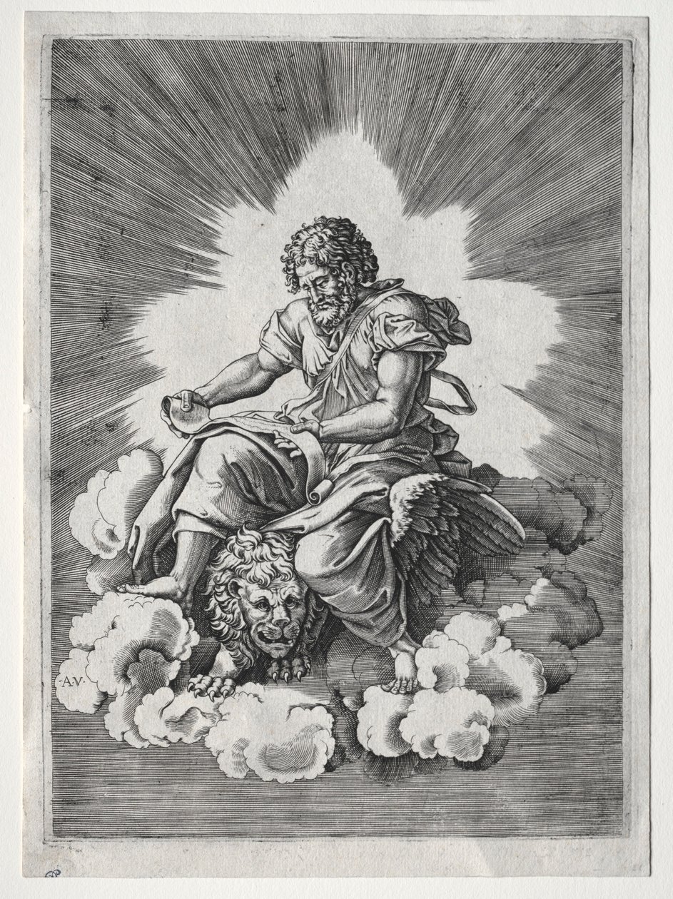 Les Quatre Évangélistes : Saint Marc, c. 1518 - Unbekannt