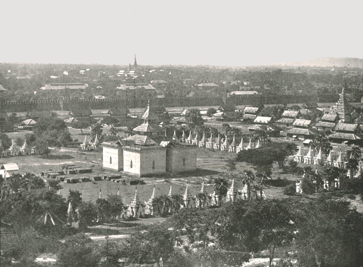 Les quatre cent cinquante temples, Mandalay, Birmanie, 1895 - Unbekannt