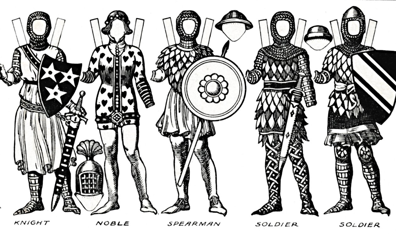 La Galerie du Costume Britannique : Robe portée sous le règne du premier Édouard - Unbekannt