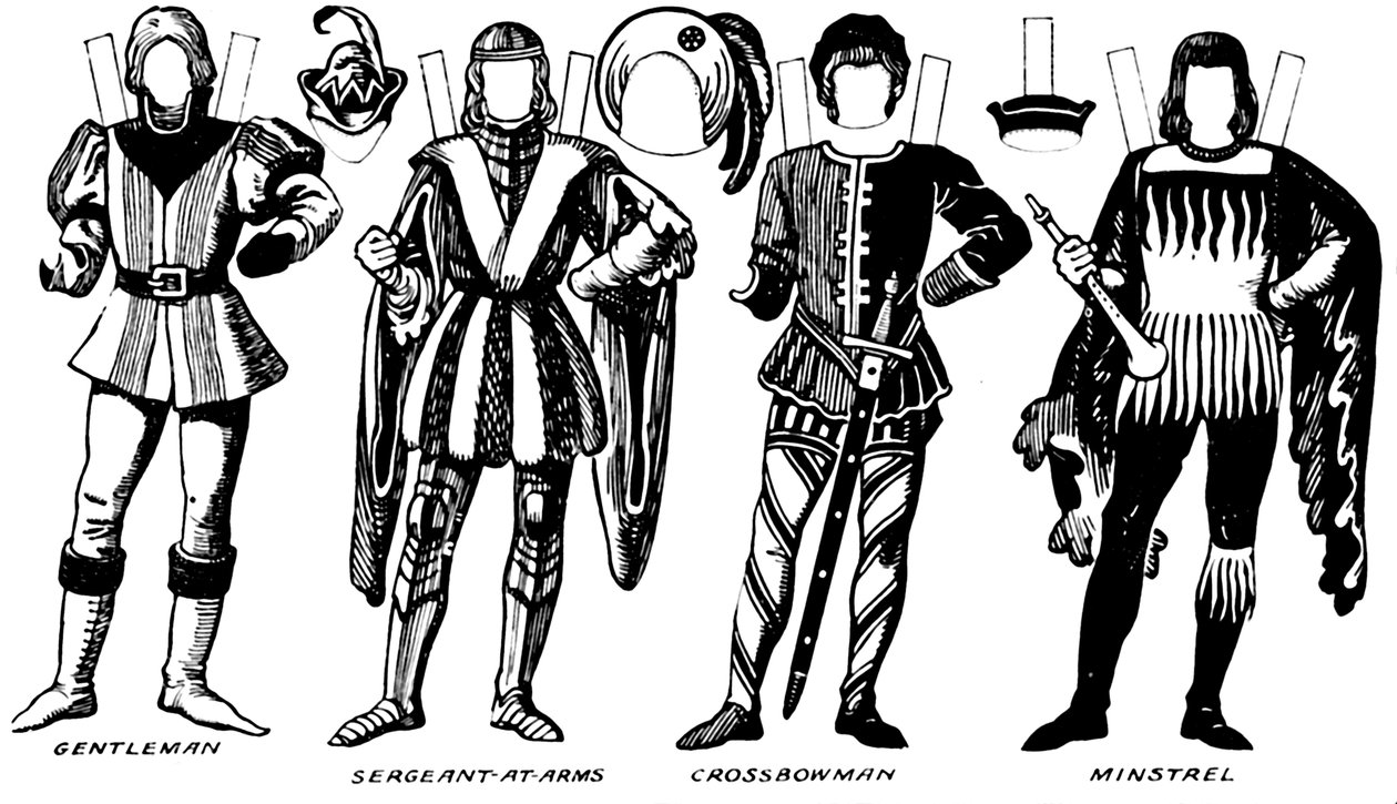La Galerie du costume britannique : Les robes portées sous le règne de Richard III, vers 1934 - Unbekannt