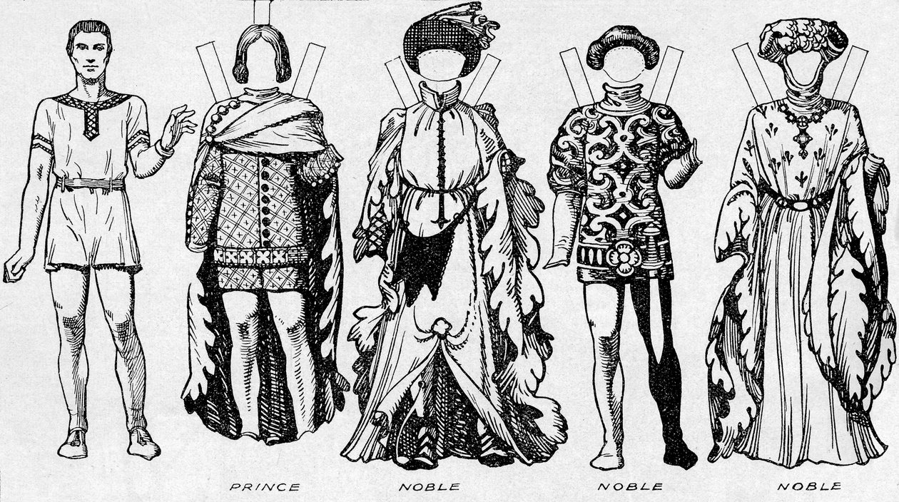 La galerie des costumes : robes portées dans les dernières années du règne d