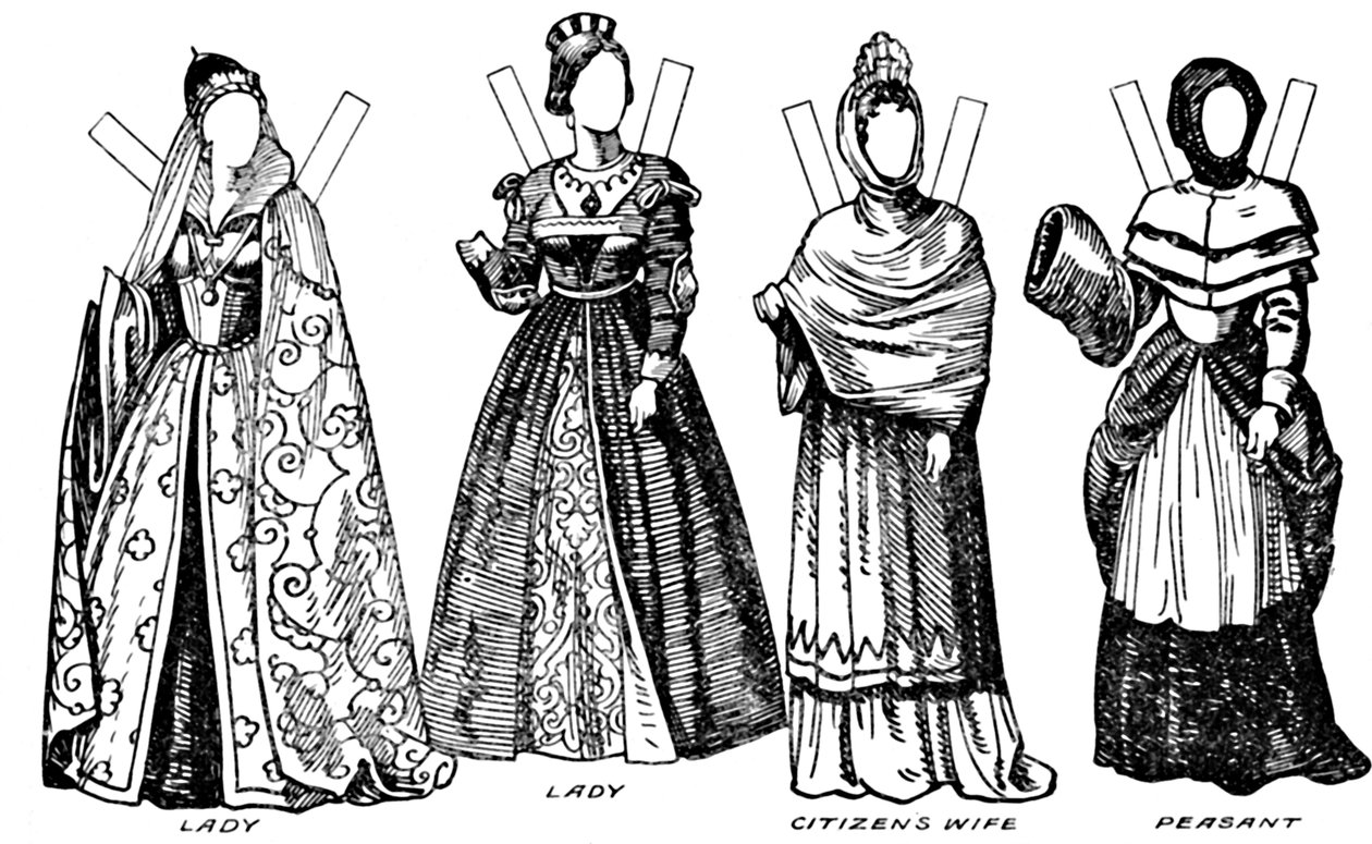 La Galerie du Costume Anglais : Quelques robes portées à l