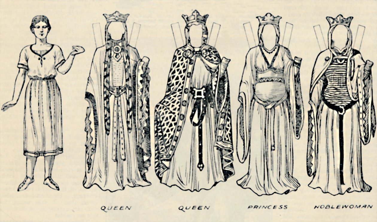 La galerie des costumes historiques: Les robes portées à l