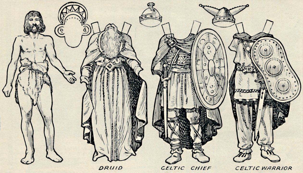 La Galerie du Costume Historique : Ce que les Bretons et les Romains portaient, vers 1934 - Unbekannt