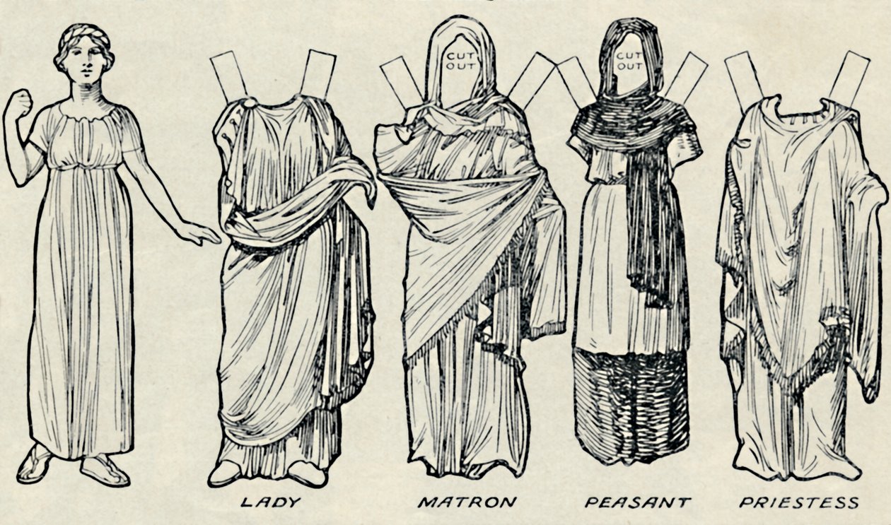 La Galerie du Costume Historique : Ce que portaient les Bretons et les Romains, vers 1934 - Unbekannt