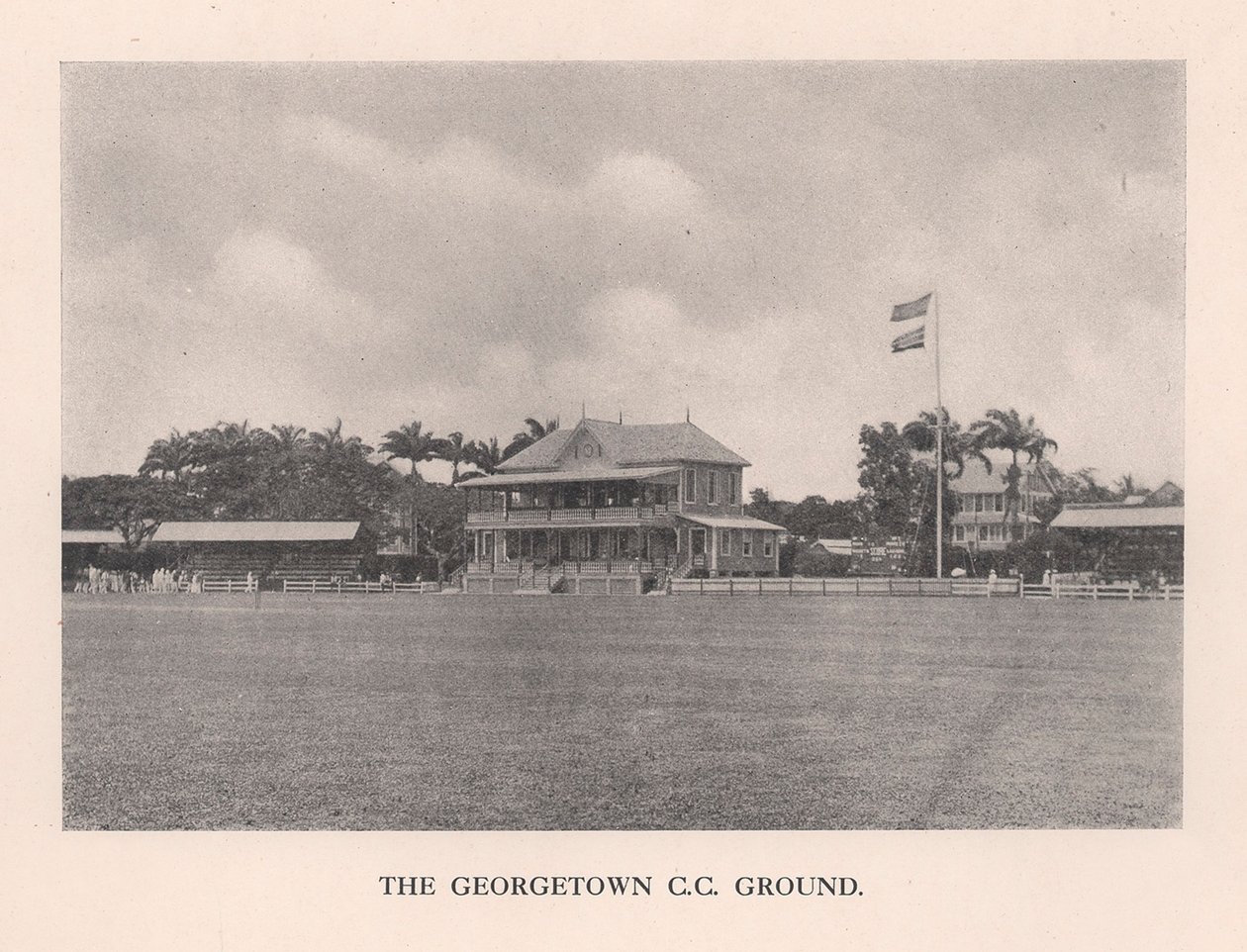Le terrain de cricket du Georgetown Cricket Club, Guyane britannique, 1910-1912 - Unbekannt