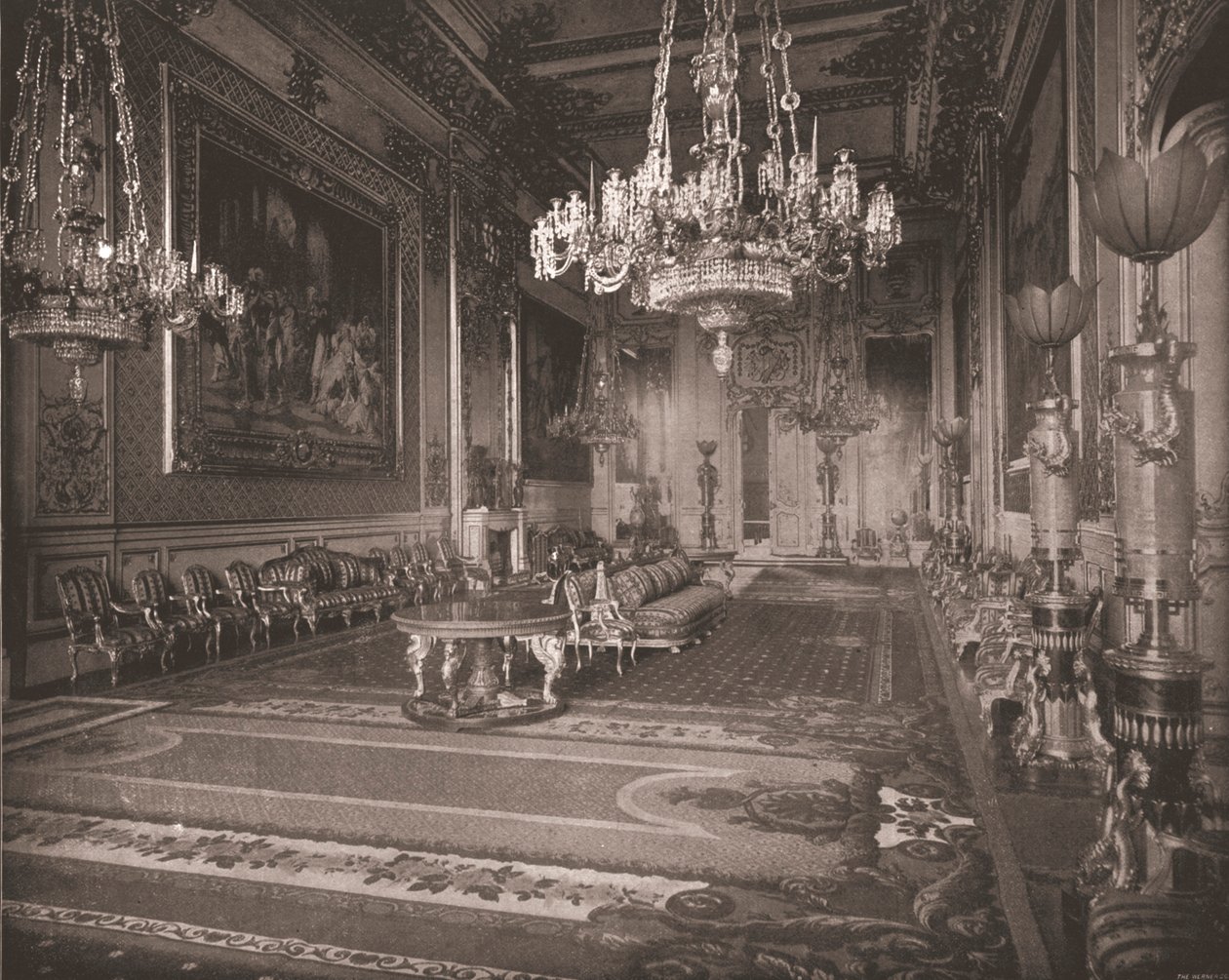 La grande salle de réception, château de Windsor, Berkshire, 1894 - Unbekannt