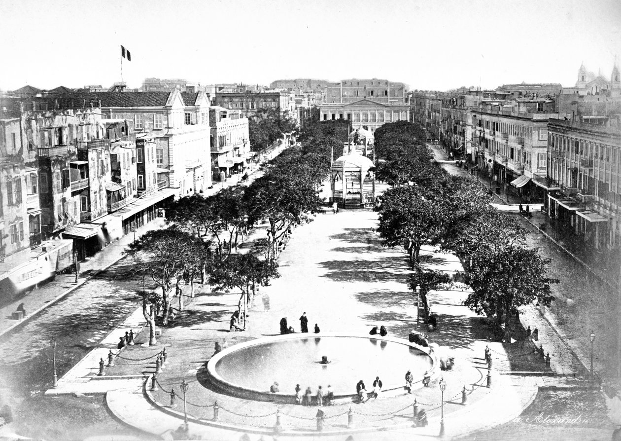 La Grande Place, Alexandrie, Égypte, c1910s - Unbekannt