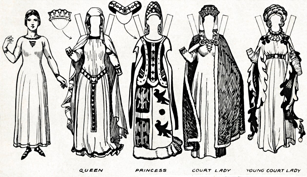 La grande galerie du costume britannique : robe portée sous le règne d