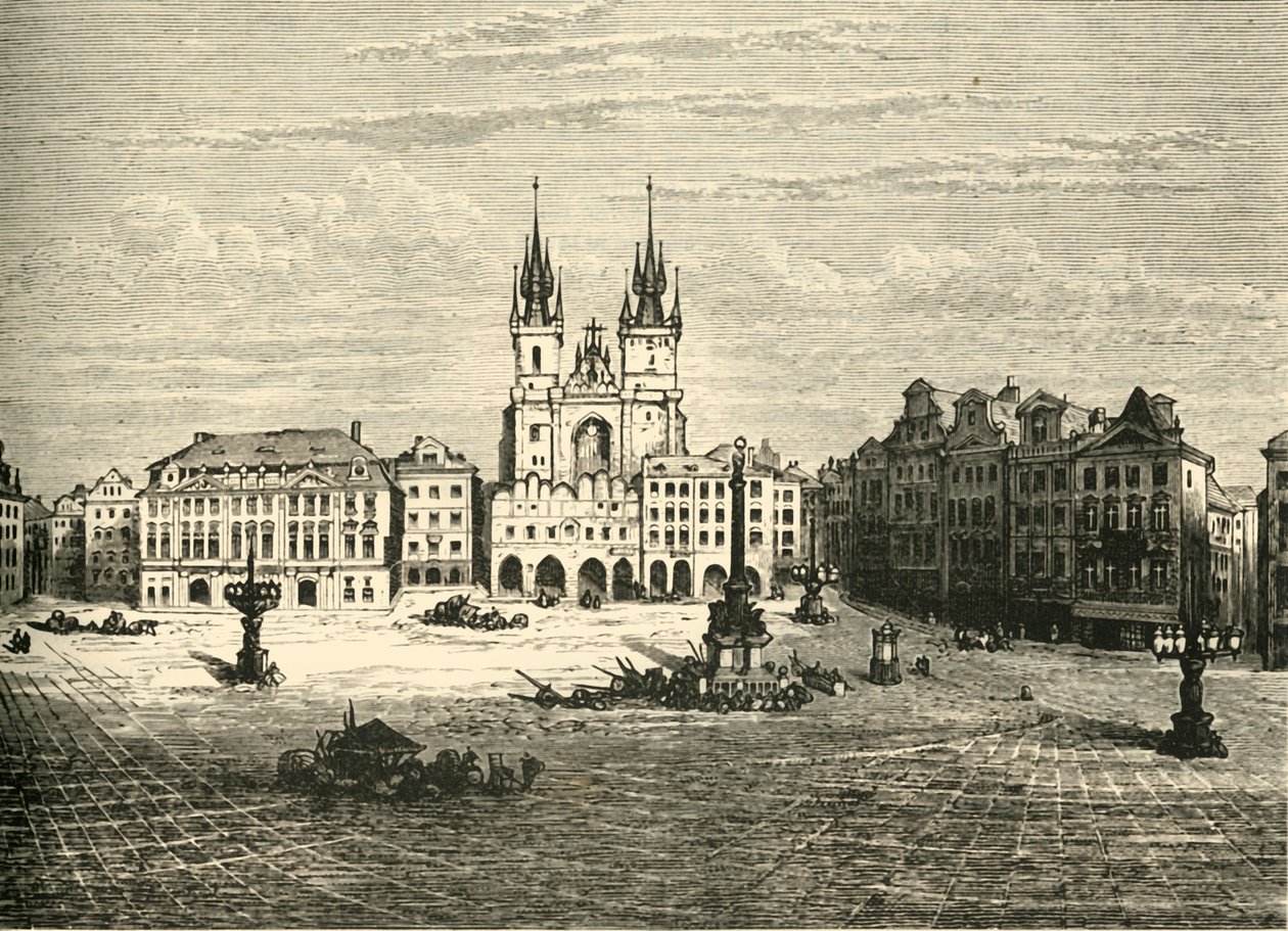La Grande Place, Prague, 1890 - Unbekannt