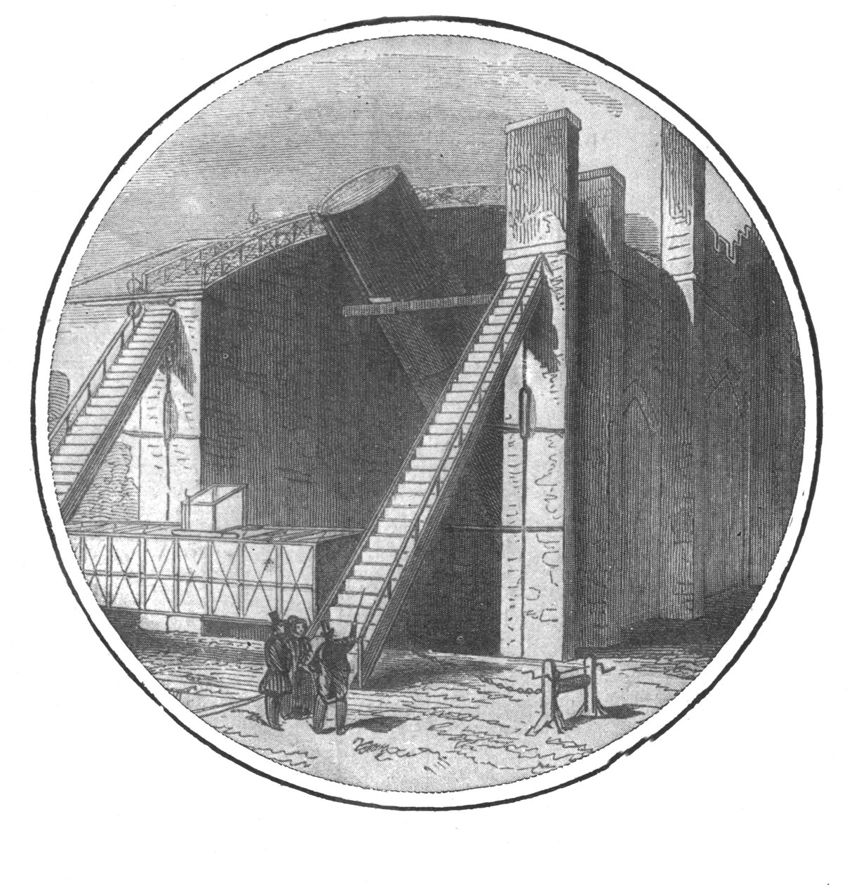 Le Grand Télescope construit par Lord Rosse, 1828-1845 - Unbekannt
