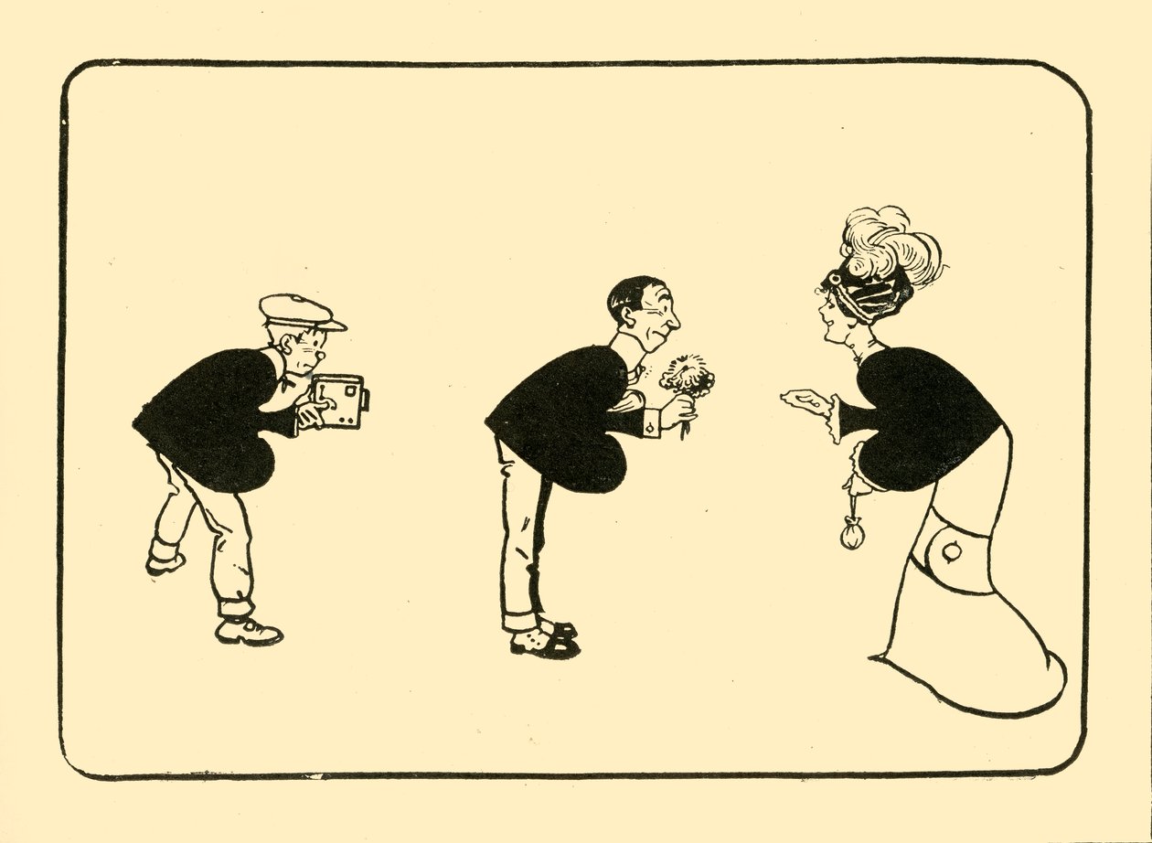 La Salutation sur le trois de pique, 1910 - Unbekannt