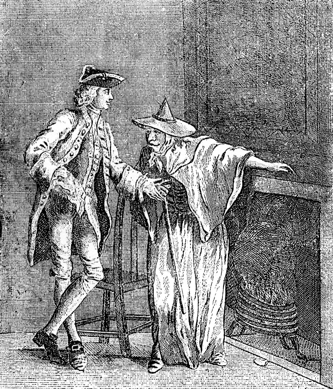 Le gitan conversant avec l