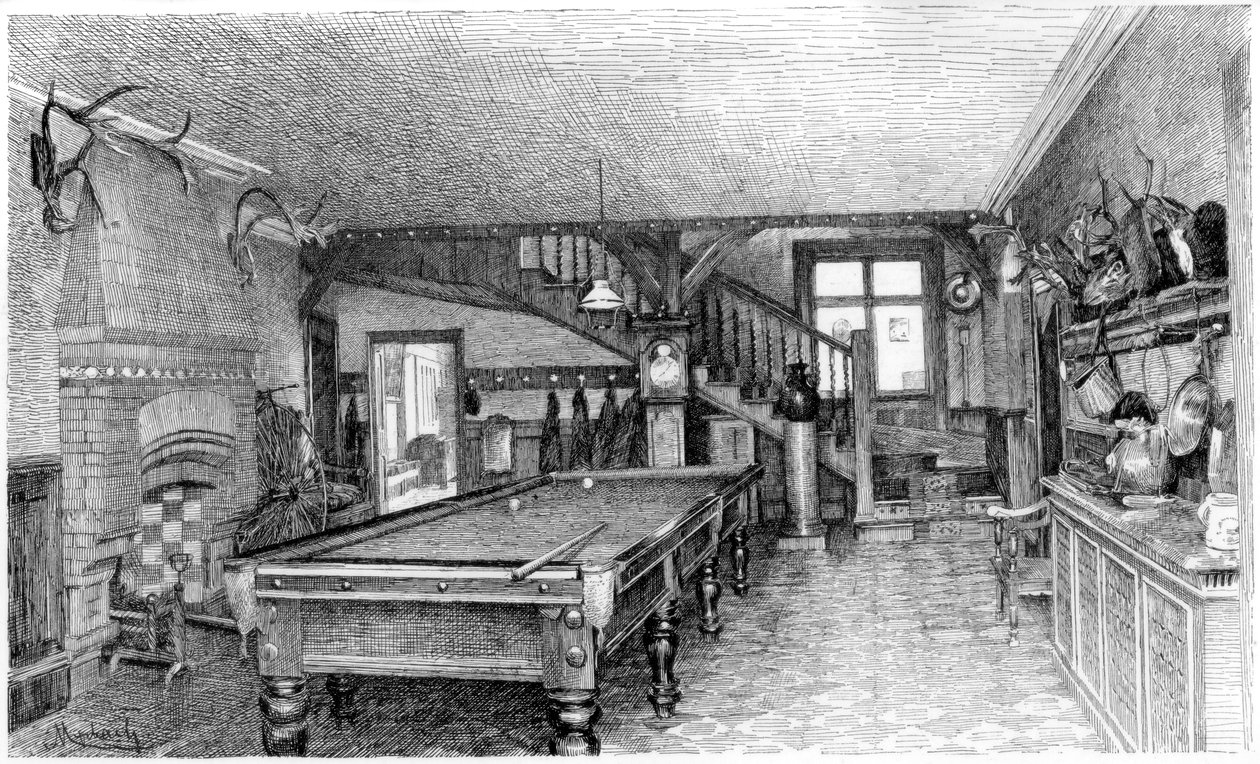 Le Hall à Silverbeck, vers 1880-1882 - Unbekannt